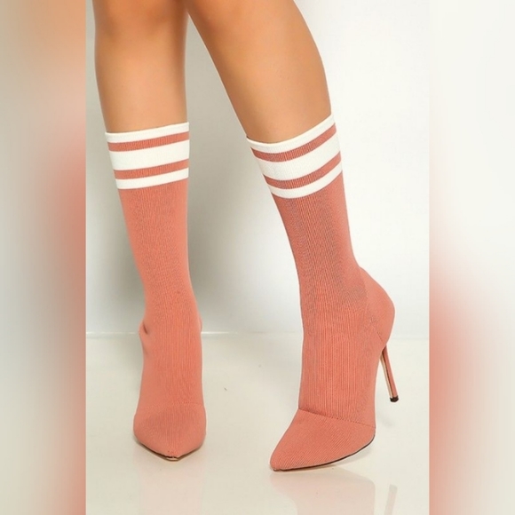 Sock It To Me Calf Boots - Picture 3 of 5